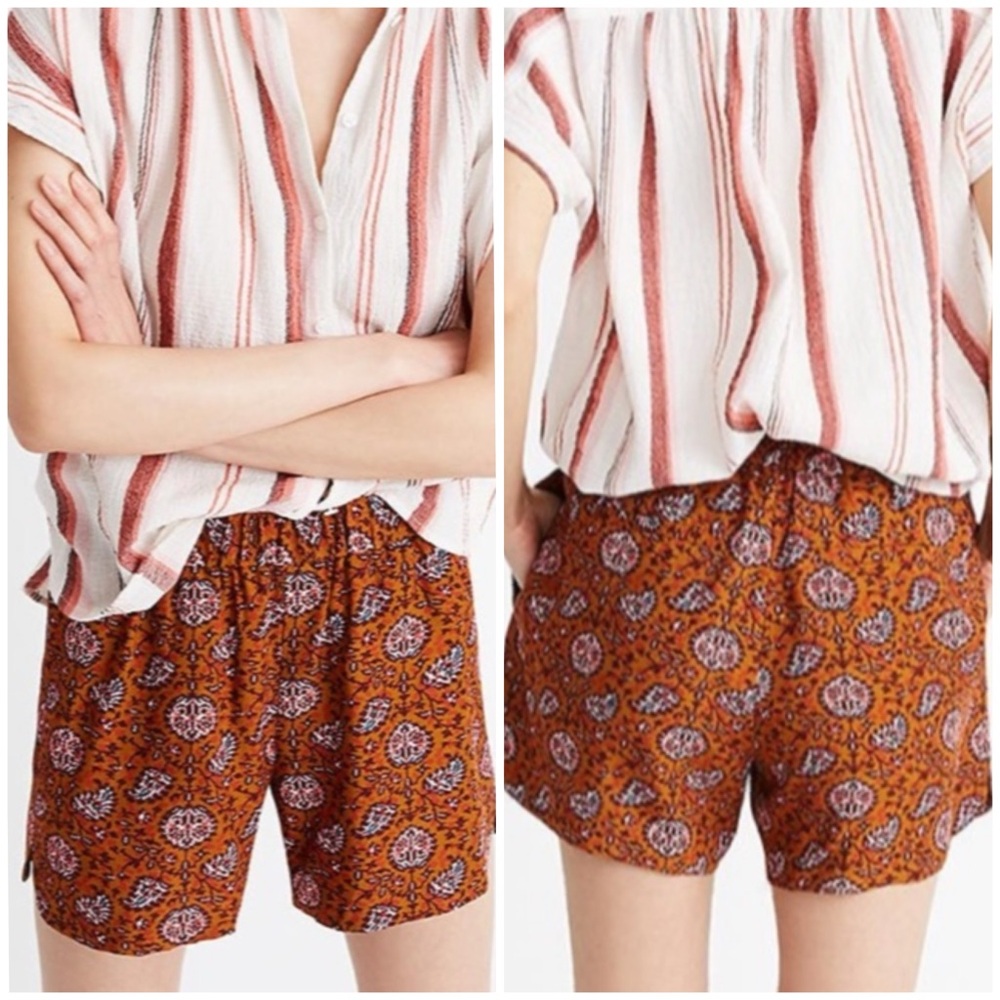 Madewell Printed Pull-On Shorts - Picture 10 of 10